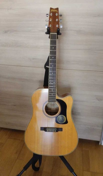 Washburn D10SCE (Tampo Maciço) -  Como Nova (Guardada desde 2011)