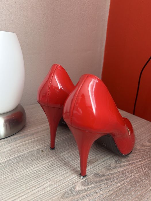 Czółenka czerwone 38rozmiar