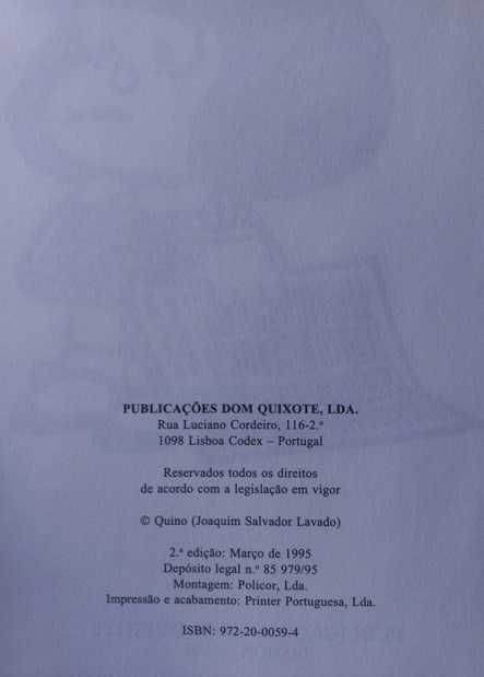 Mafalda 1 - Quino (Edição Dom Quixote, Capa dura)