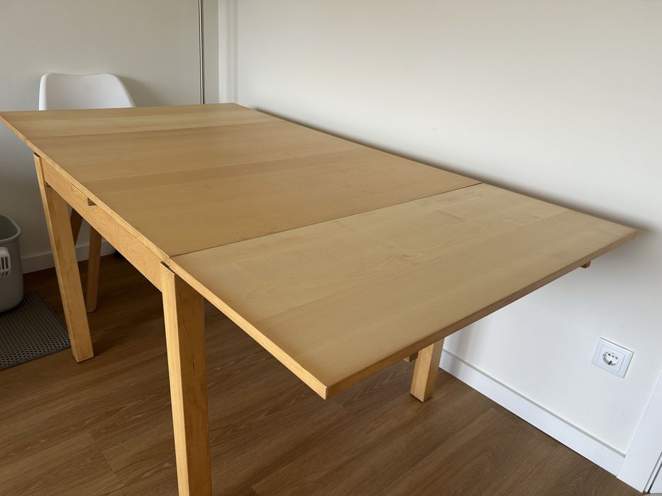 Mesa de madeira extensivel ikea