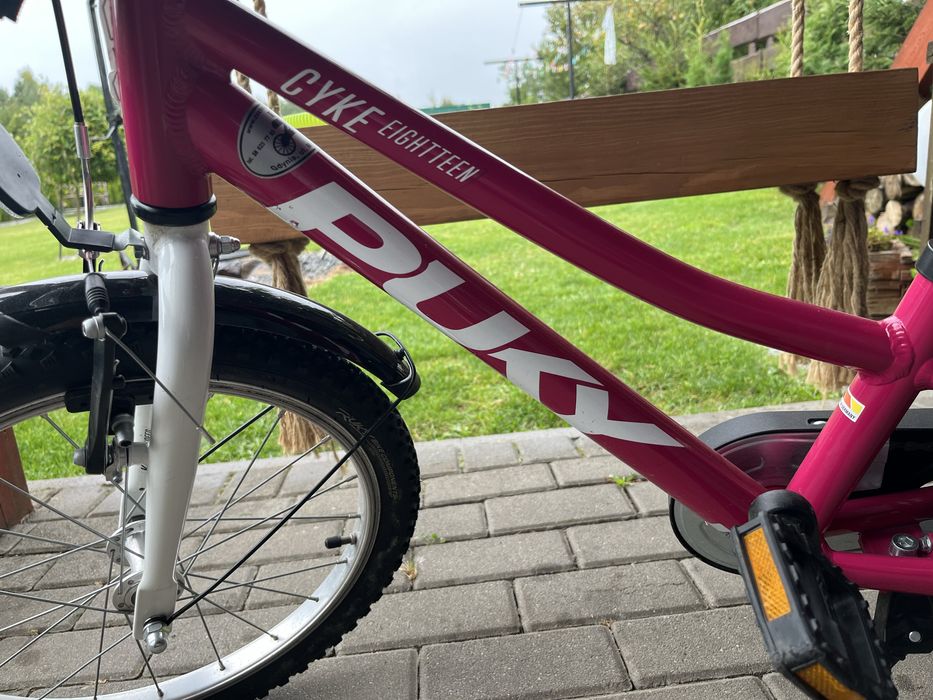 Rower dla dziewczynki PUKY 18” lekki