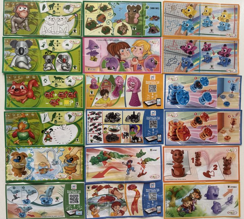 Вкладыш киндер сюрприз Kinder Zaini Чупа-Чупс: 10 грн