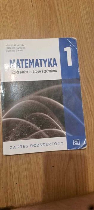 Matematyka 1 Zbiór zadań do liceum i technikum. Zakres rozszerzony