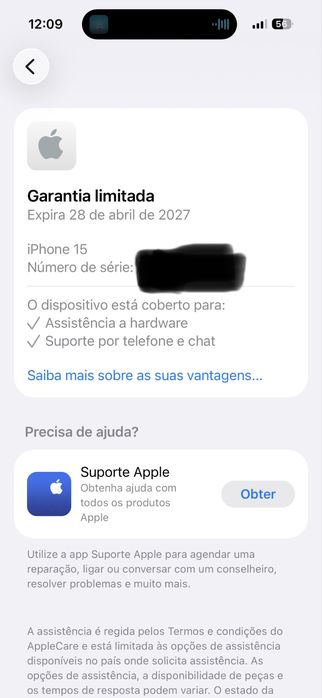 iPhone 15 128GB - com caixa garantia e fatura 100%