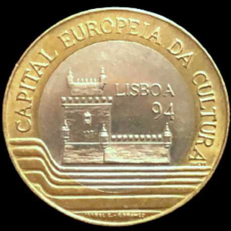 Moedas Portuguesas - 200$ escudos (Lisboa 94)