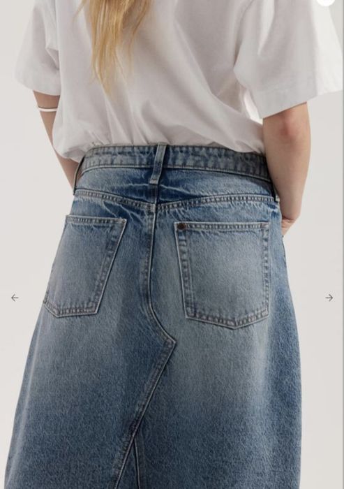 Максі юбка джинсова H&M