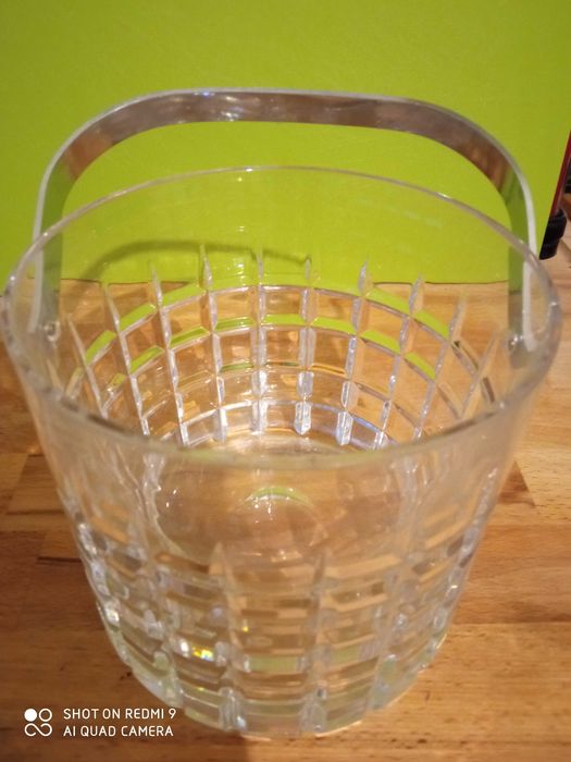 Anjo e Balde de Gelo- Cristal Atlantis + OFERTA