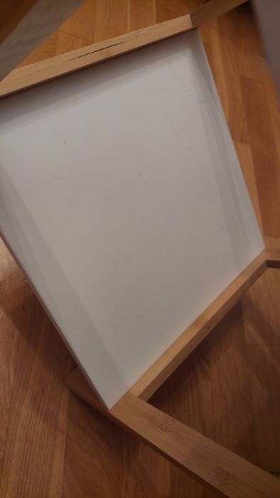 Szafka bambusowa 3 białe półki