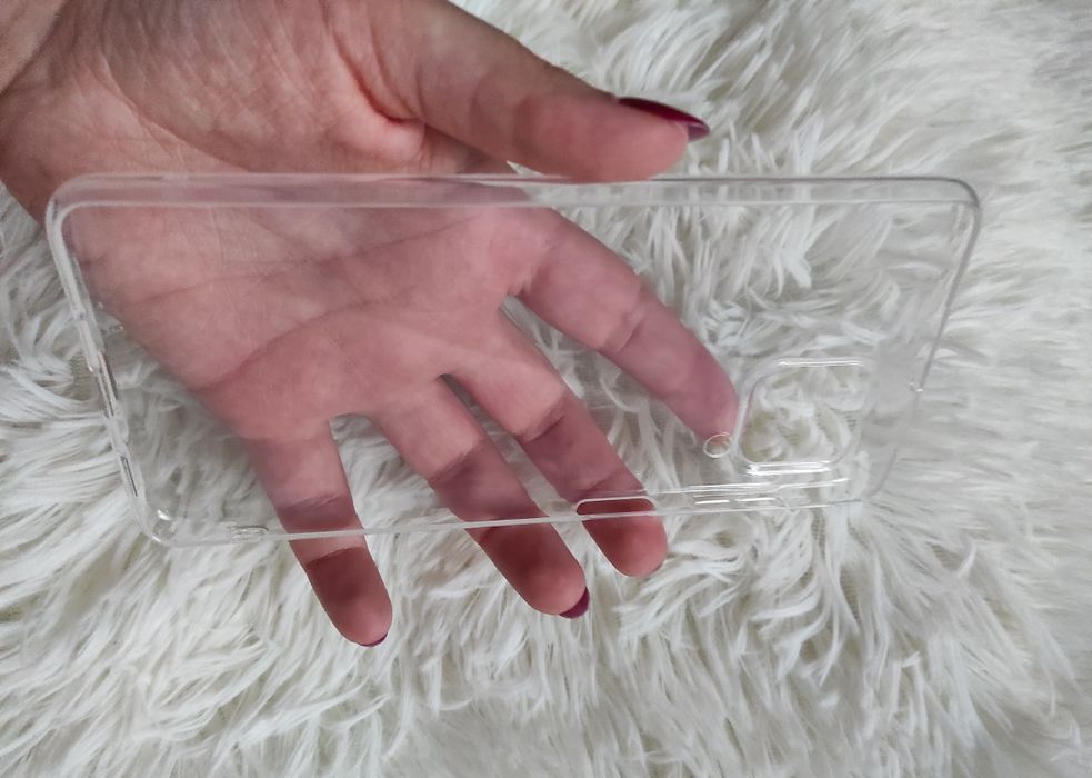 Śliczne Etui silikonowe transparentne Samsung Galaxy M53 przezroczyste