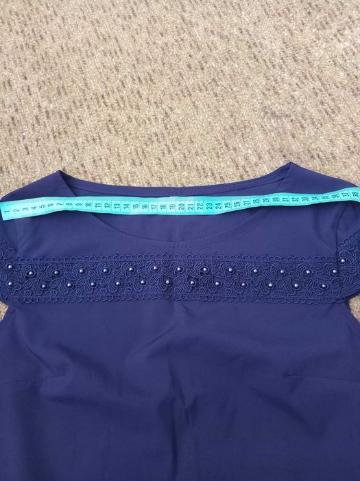 Блузка жіноча, темно-синя