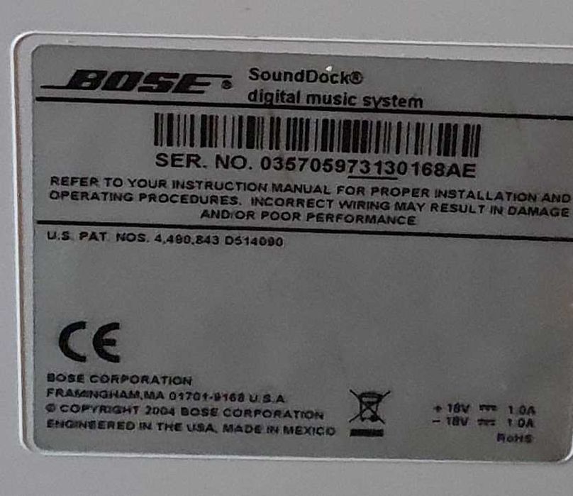 Акустика BOSE SoundDock1 (white)