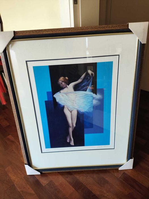 Quadro Serigrafia António Girão (16/200) — Assinado