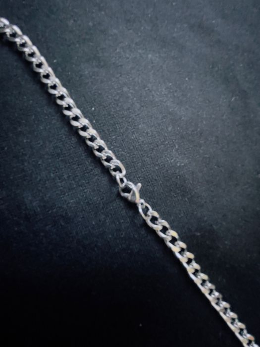 Biżuteria unisex łańcuszek chain łańcuch naszyjnik 50 cm pancerka nowy