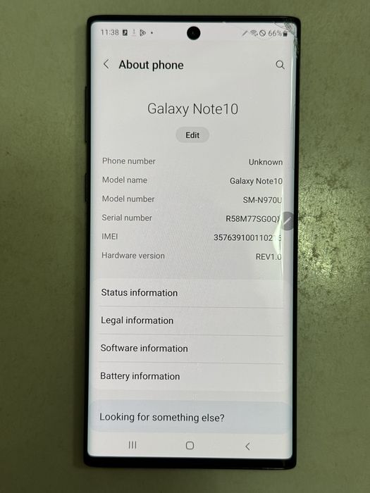Samsung Galaxy Note10 256gb.