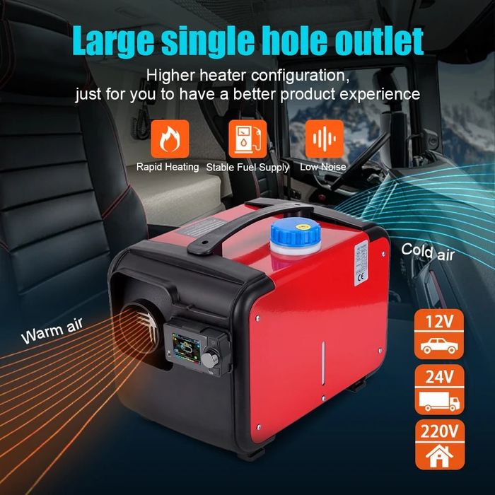 Дизельний обігрівач, webasto, 220, 12, 24 (Bluetooth)