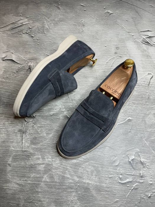 Замшевые лоферы 40-45