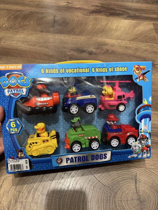 Машинки Щенячий патруль НОВІ Paw Patrol