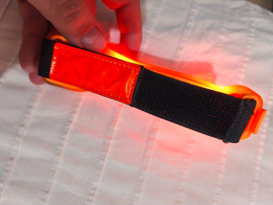 Pulseira led laranja