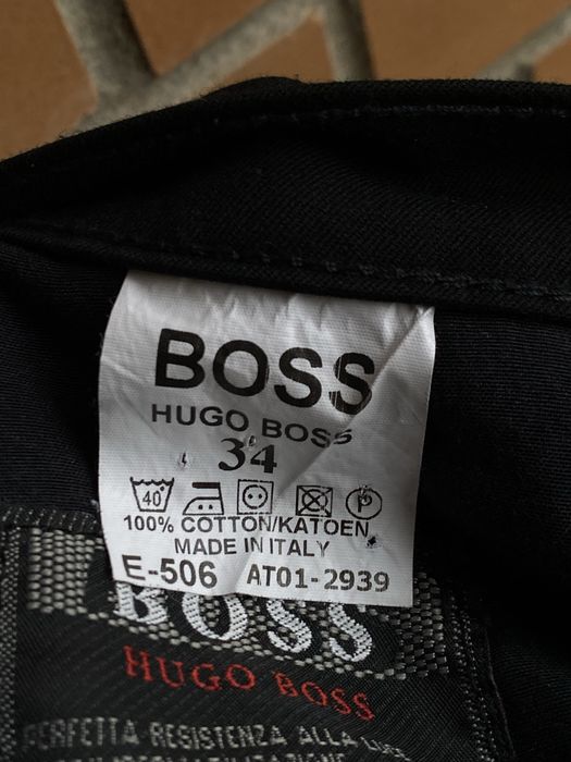 Штани Hugo Boss чорні L-XL класичні эластичні