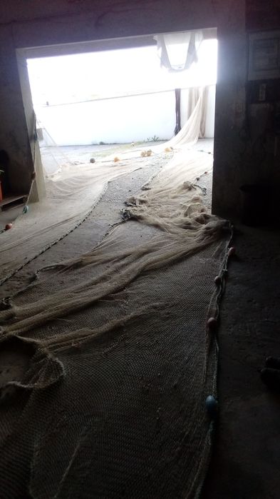 Rede de arrasto de camarão