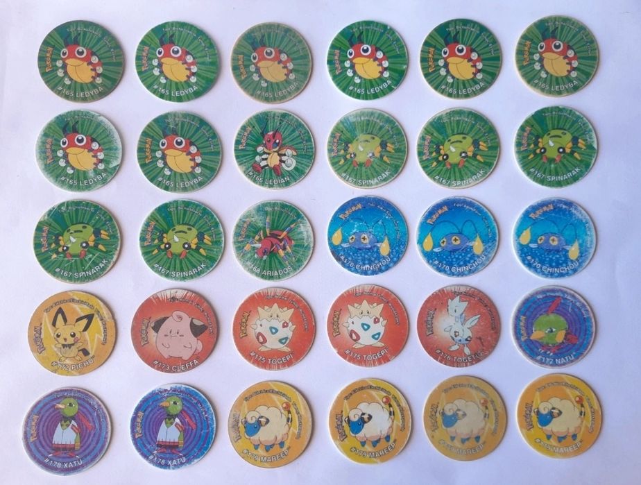 Pokemon Tazos 3 - venda à unidade