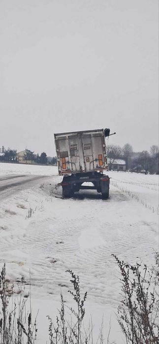 Naczepa wywrotka 55m3 rok 2022r uszkodzona