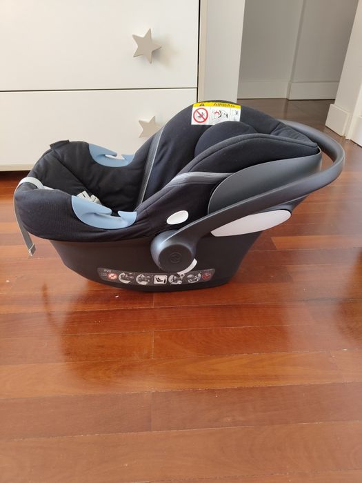 Ovo Cybex Aton M i-size preto em excelente estado