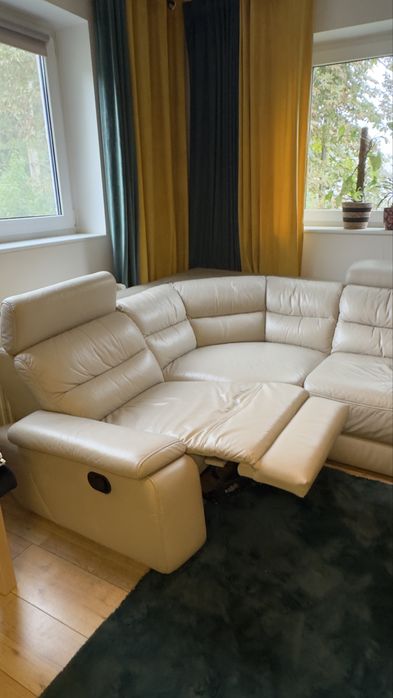 Sofa skórzana  narożna 195 x 280