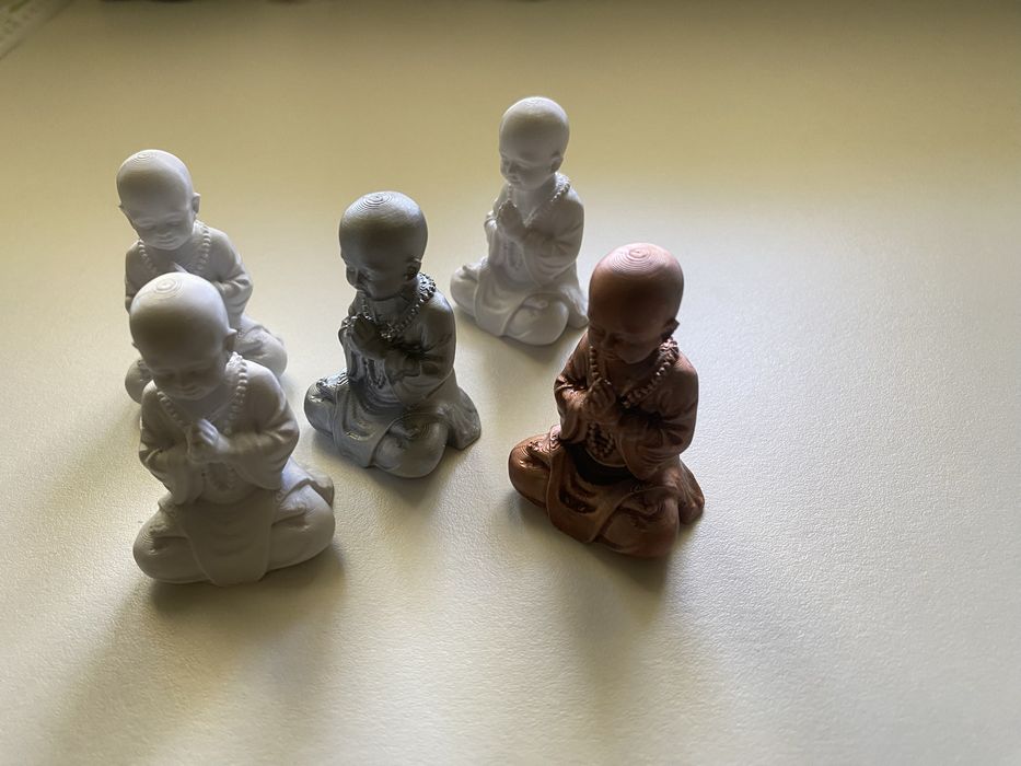 plastic monk budda baby 5cm