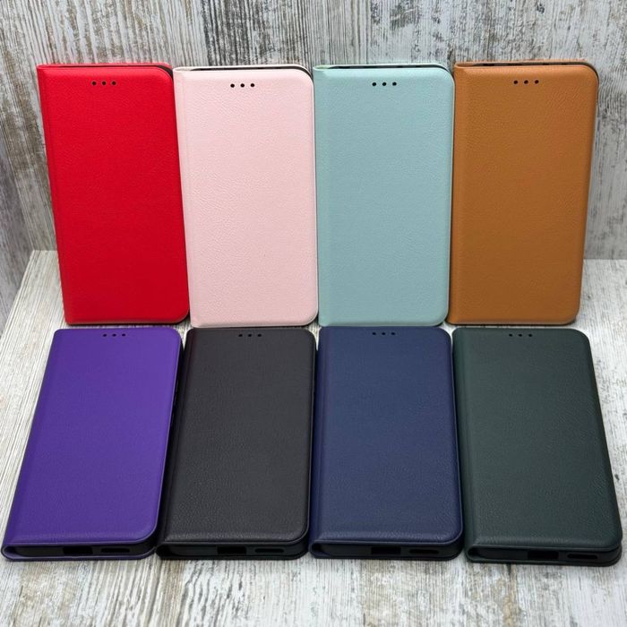 Чехол книжка Leather на Xiaomi Redmi Note 14 4G (Global) Чохол