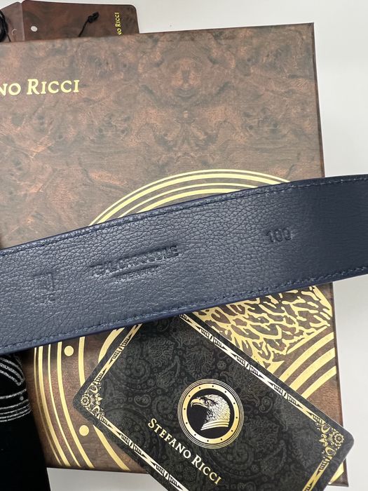 Ремень Stefano Ricci кожа крокодила