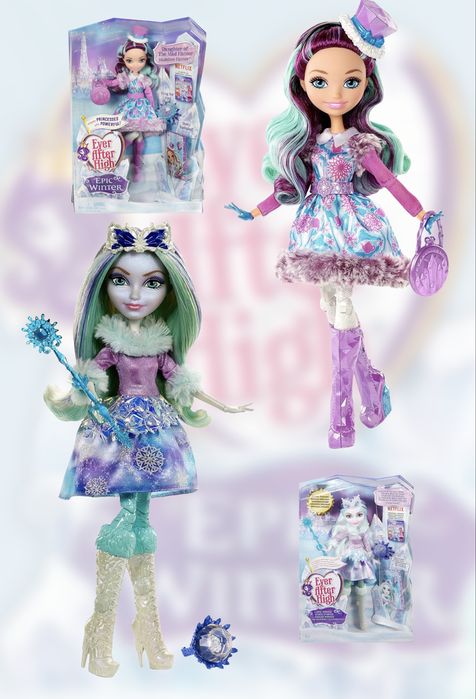 Ever After High Crystal Winter и Мэдлин Хэттер (Madeline Hatter)