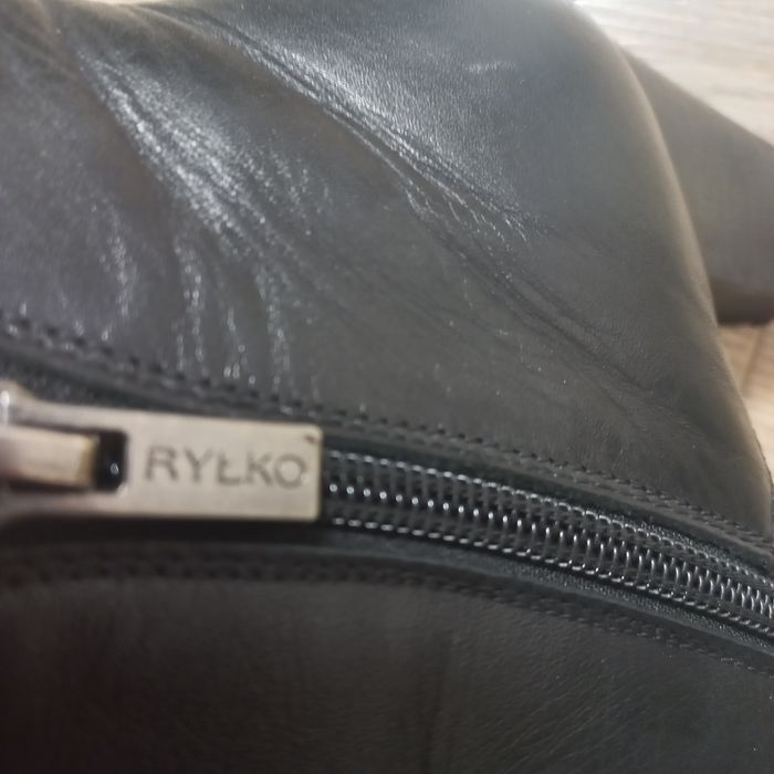 Botki skórzane Ryłko