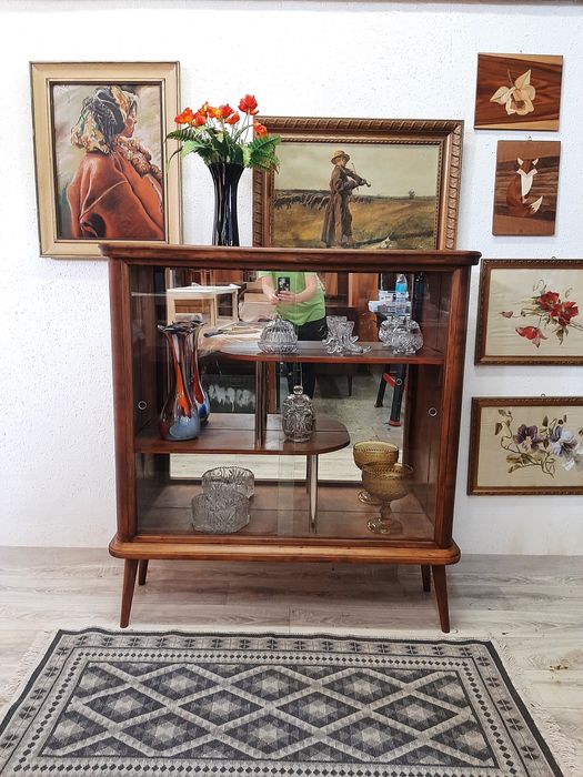 Komoda / witryna w stylu art deco po renowacji