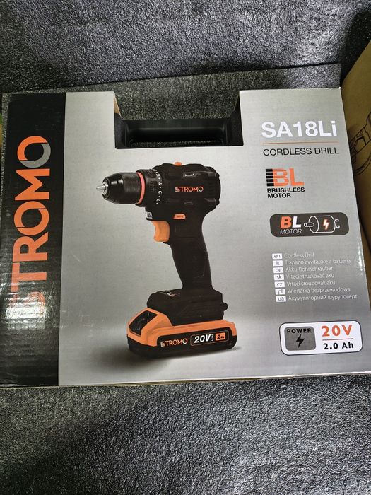 Акумуляторний шуруповерт Stromo SA18Li