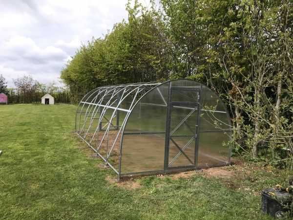 Szklarnia od 3x4 do 3x12 z poliwęglanu | 180 kg/m² | 10 lat gwarancji