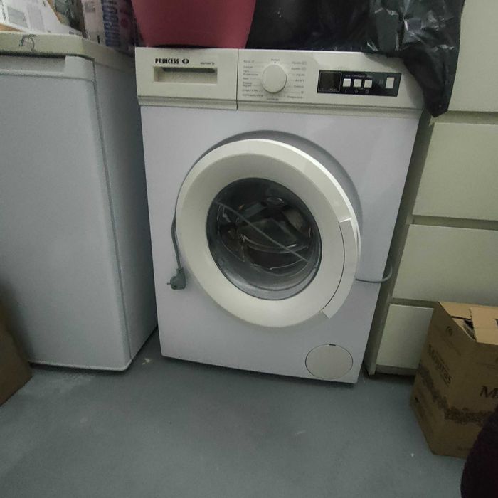 Frigorífico becken e máquina de lavar roupa princesa