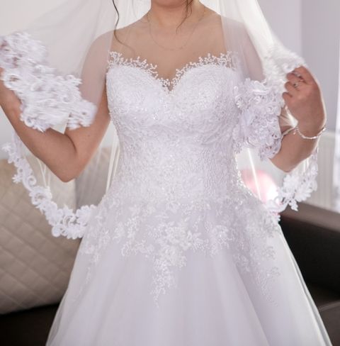 Biała suknia ślubna 34/36