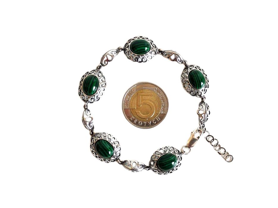 7365. Srebro i Malachit.