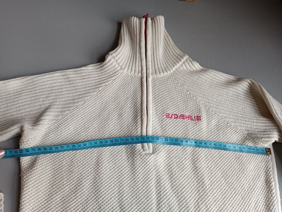 Sweter golf Bjorn Daehlie daehlie damski rozmiar L kremowy 50% wełna