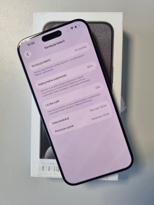 iPhone 15 pro max 256gb- gwarancja rozruchowa