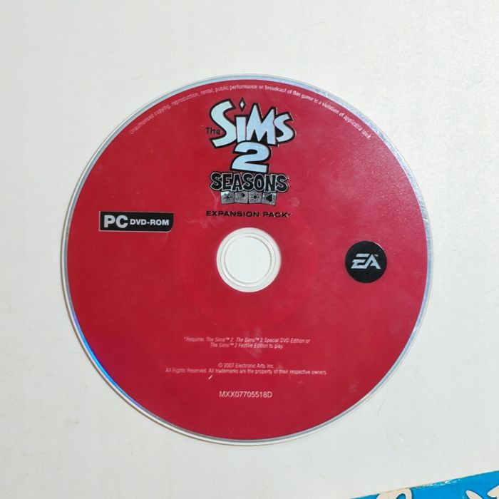 Gra Pc - The Sims 2: Cztery Pory Roku - Polskie wydanie - sama płyta