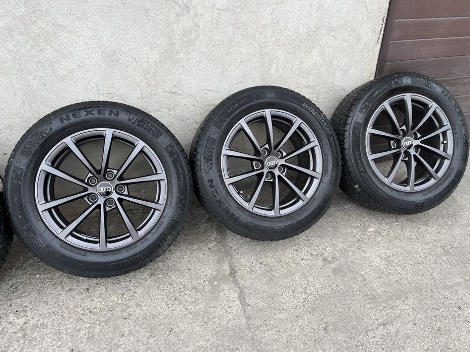 (289)Koła, Felgi 5x112 17” OEM Audi, A6 c8, Q5, Grafit