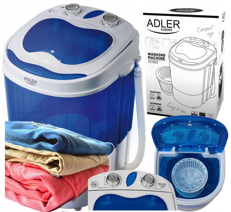 Pralka wirnikowa z wirówką Adler AD8051