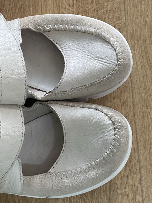 Clarks trigenic 38 beżowe buty damskie rzepy