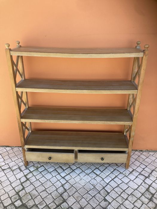 Escaparate ou prateleiras com 2 gavetas como nova