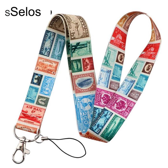 Lanyard fita pescoço Selos, Música; Livros