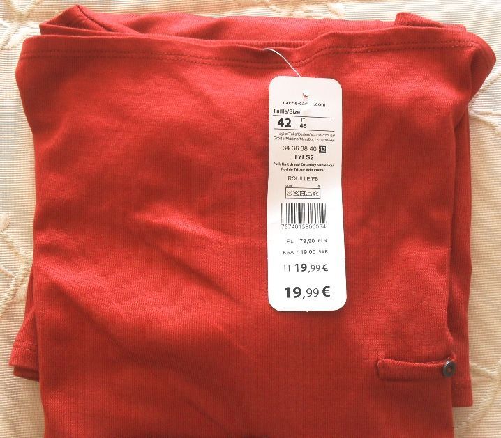 Vestido novo laranja tamanho 40, veste 38/40