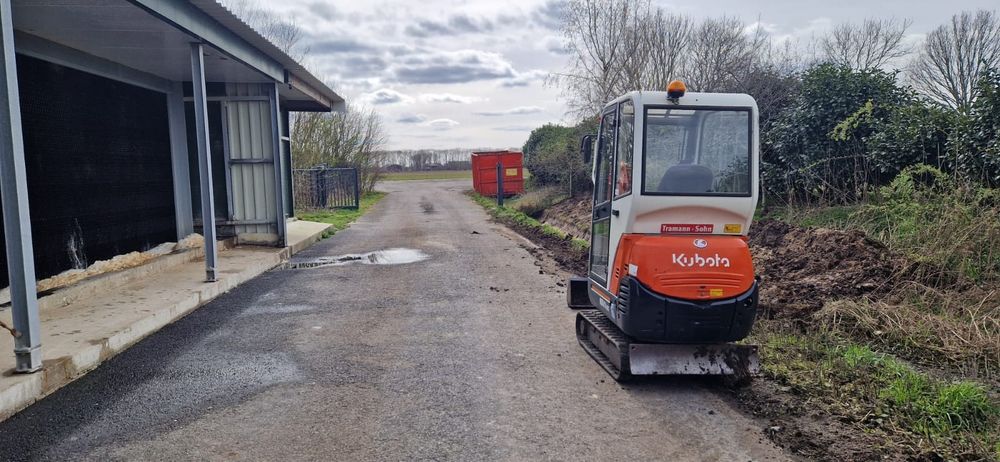 Usługi minikoparką