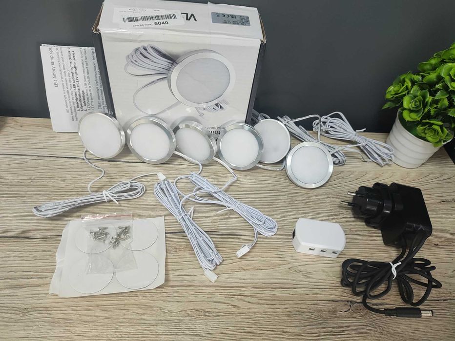 Oświetlenie LED Lampki Pod meble do szafy szafki reflektor lampy
